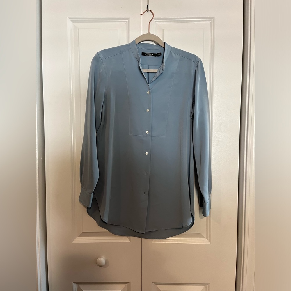 Ralph Lauren Blue silk shirt